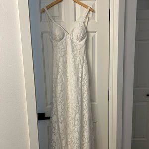 WATTERS BRIDES white lace wedding dress